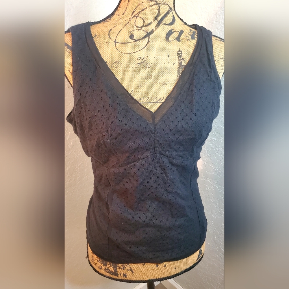 Talbots Black Sleeveless Tank Top